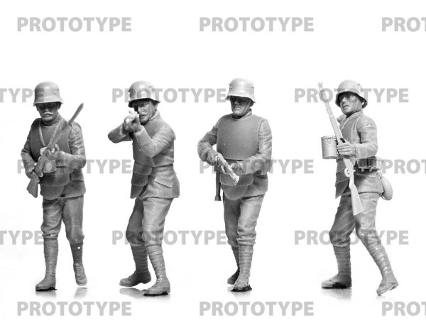 ICM 35722 WWI German Infantry in аrmor 1/35