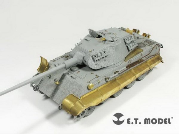 E.T. Model EA35-027 WWII German King Tiger/Jagdtiger Fender &amp; Side Skirts For DRAGON Kit 1/35