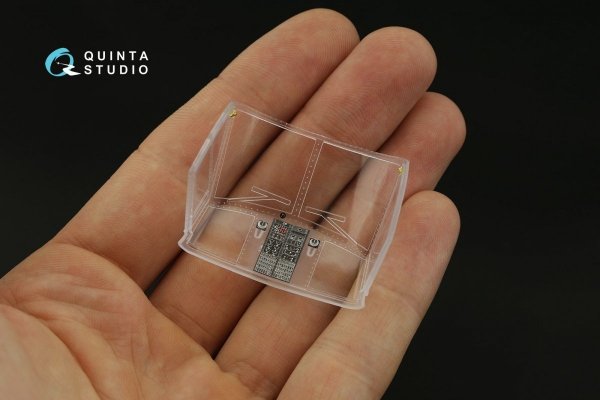 Quinta Studio QD48286 UH-1C 3D-Printed &amp; coloured Interior on decal paper (HobbyBoss) 1/48