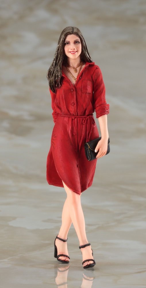 Hasegawa SP604 Isuzu 117 Coupe Late Version (XE) With Cool Beauty Girl's Figure 1/24