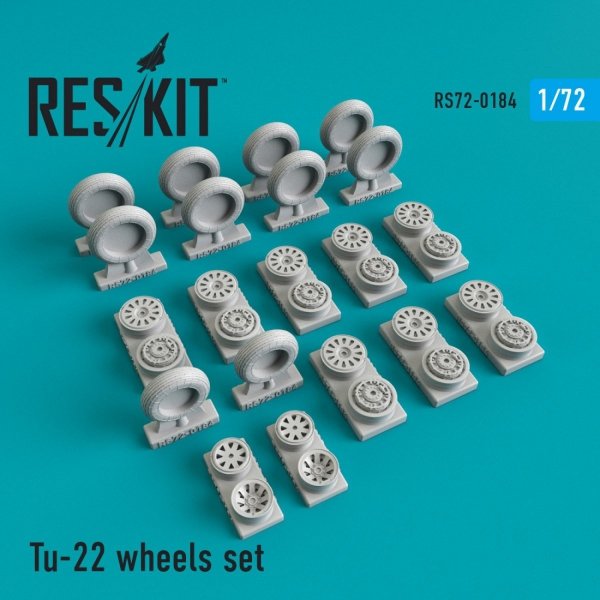 RESKIT RS72-0184 TU-22 WHEELS SET 1/72