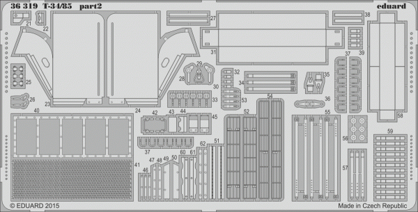 Eduard 36319 T-34/85 1/35 Academy