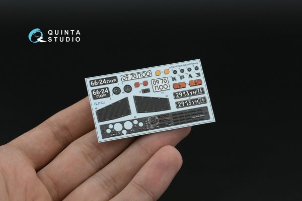 Quinta Studio QDS-35160 KrAZ-260 3D-Printed &amp; coloured Interior on decal paper (Takom) (Small version) 1/35