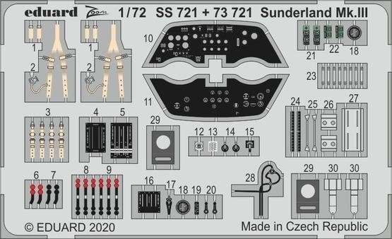 Eduard BIG72161 Sunderland Mk.III SPECIAL HOBBY 1/72