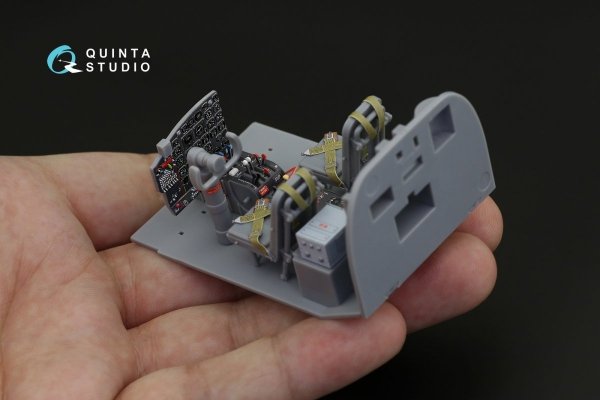 Quinta Studio QD32127 A-26B 3D-Printed &amp; coloured Interior on decal paper (Hobby Boss) 1/32