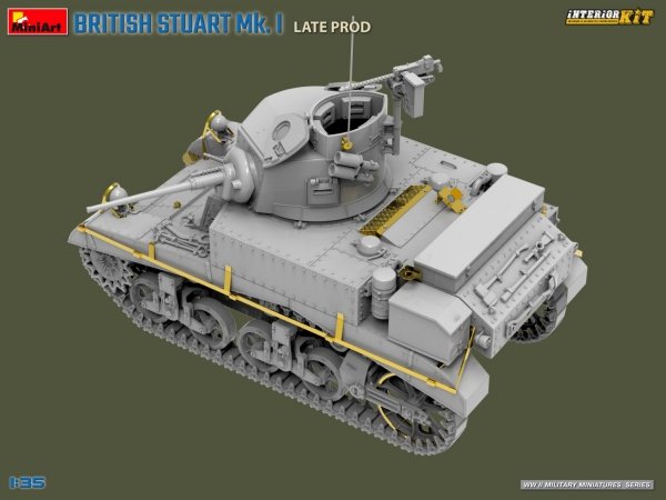 Mini Art 35441 British Stuart Mk. I Late Prod Interior Kit 1/35