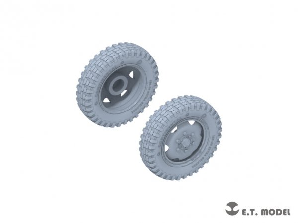 E.T. Model P35-137 WWII German Steyr Type1500A/1500A-1 Sagged wheels For TAMIYA Kit 1/35