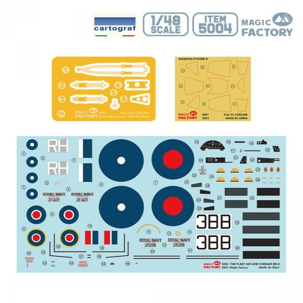 Magic Factory 5004 The British Royal Navy Fleet Air Arm Corsair Mk.II 1/48