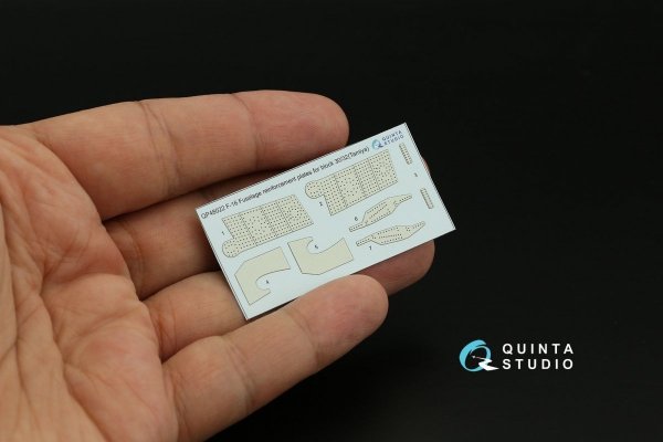 Quinta Studio QP48022 F-16 block 30/32 reinforcement plates (Tamiya) 1/48
