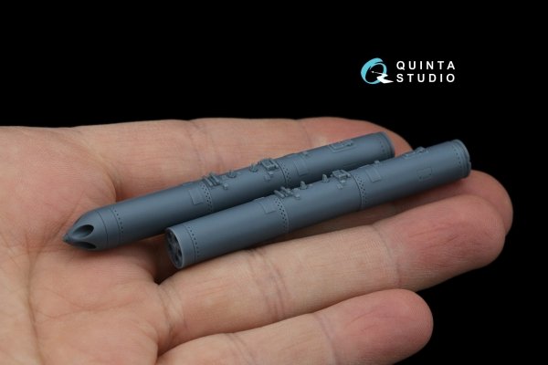 Quinta Studio QT48088 B-13L5 rocket pods, 2 pcs (for all kits) 1/48