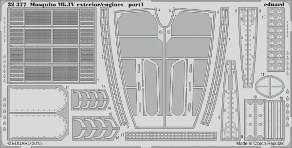 Eduard 32377 Mosquito Mk. IV exterior/ engines 1/32 HK MODELS