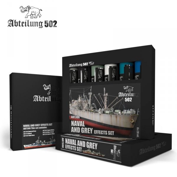 502 Abteilung Abt306 Naval and Grey Effects Set (6 colors)