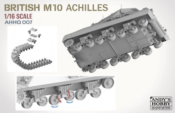 Andy's Hobby Headquarters AHHQ-007 British M10 &quot;Achilles&quot; IIc Tank Destroyer 1/16