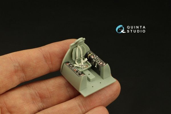 Quinta Studio QD48392 F8F-1 Bearcat 3D-Printed &amp; coloured Interior on decal paper (Academy) 1/48
