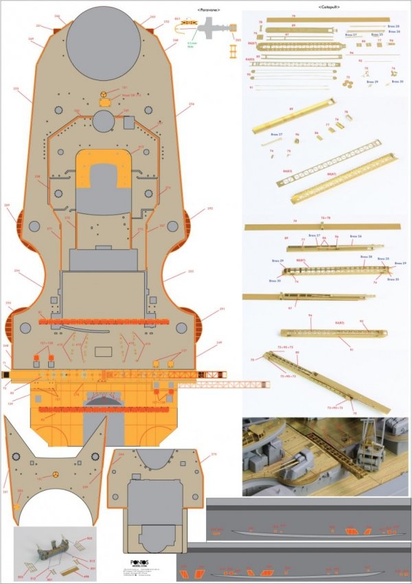 Pontos 23001F2 BISMARCK 1941 Detail Up Set Basic Ver.2 (1:200)