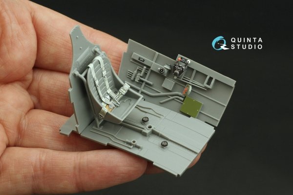 Quinta Studio QD32223 P-40M 3D-Printed coloured Interior on decal paper (Hasegawa) 1/32