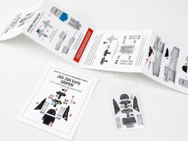 Red Fox Studio QS-48087 JAS 39A Early Gripen Italeri 1/48