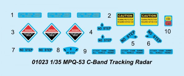 Trumpeter 01023 MPQ-53 C-Band Tracking Radar 1/35