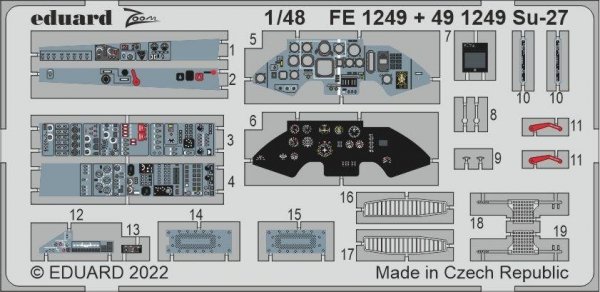 Eduard FE1249 Su-27 GREAT WALL HOBBY 1/48