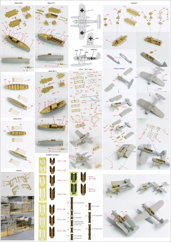 Pontos 23001F2 BISMARCK 1941 Detail Up Set Basic Ver.2 (1:200)