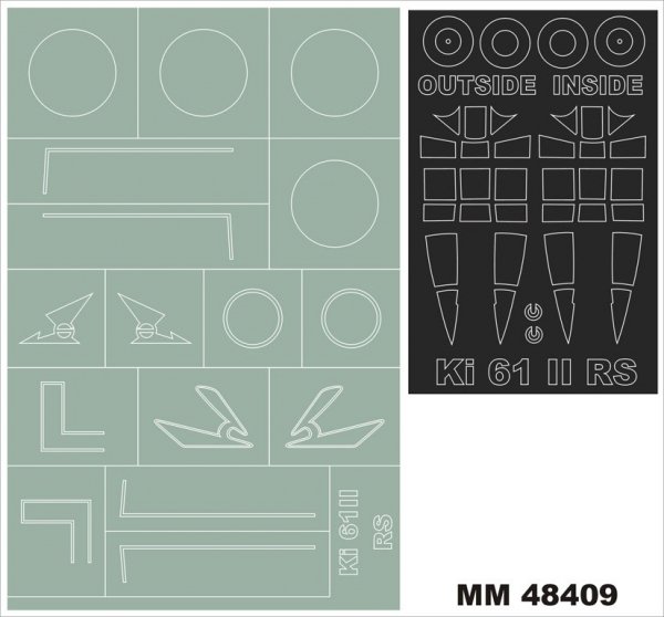 Montex MM48409 Ki-61 II HIEN RS MODEL 48002 1/48
