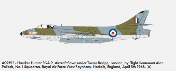 Airfix 09192 Hawker Hunter FGA.9/FR.10/GA.11 1/48