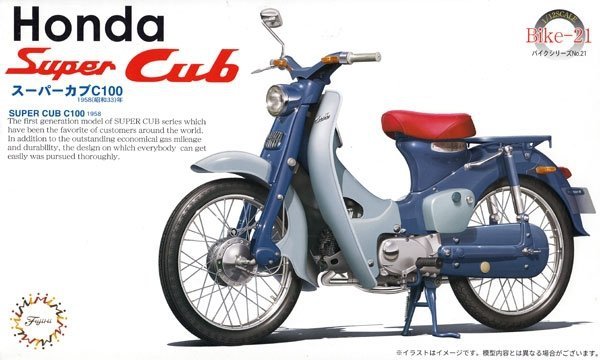 Fujimi 141855 Honda Super Cub C100 1/12