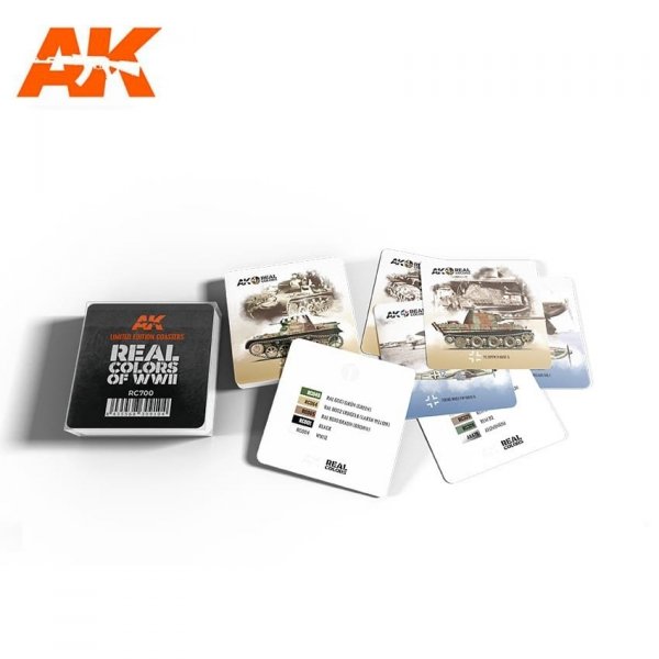 AK Interactive RC700 REAL COLORS COASTERS