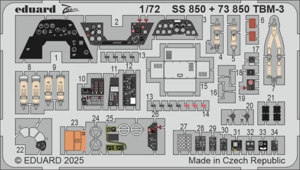 Eduard 73850 TBM-3 HOBBY BOSS 1/72