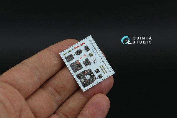 Quinta Studio QD32265 Nakajima Ki-44 Tojo 3D-Printed &amp; coloured Interior on decal paper ( Hasegawa )( Interior 3D Decal ) 1/32