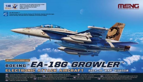 Meng Model LS-014 Boeing EA-18G Growler 1/48