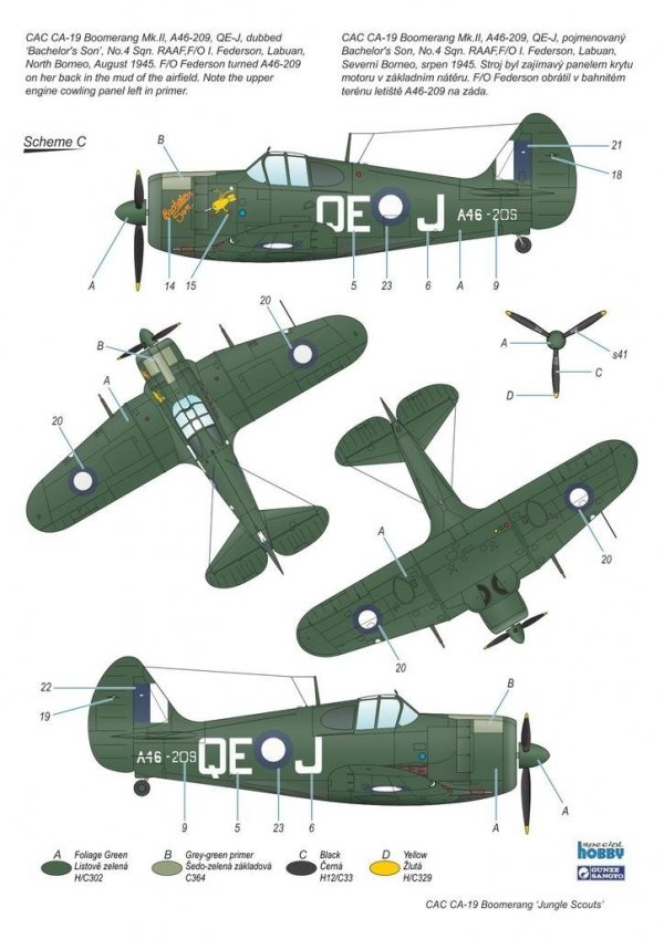 Special Hobby 72426 CAC CA-19 Boomerang ‘Jungle Scouts’ 1/72
