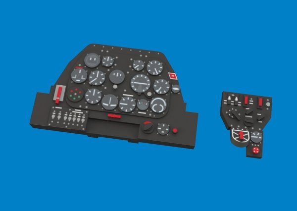 Eduard 674051 P-51B/C exhausts w/ fairings LööKplus ARMA HOBBY 1/72