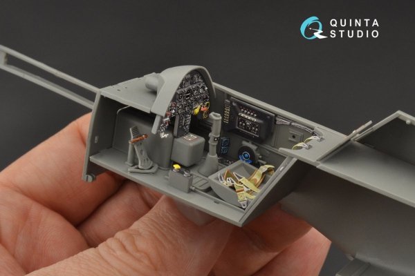 Quinta Studio QD35041 Bf 109G-6 3D-Printed &amp; coloured Interior on decal paper (for Border Model kit) 1/35