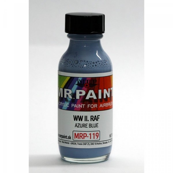 MR. Paint MRP-119 AZURE BLUE WWII RAF 30ml 
