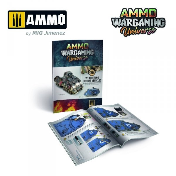 Ammo of Mig 6925 AMMO WARGAMING UNIVERSE Book 06 - Weathering Combat Vehicles (English, Castellano, Polski)