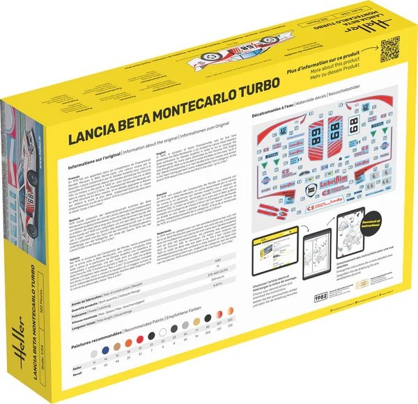 Heller 80741 Lancia Beta Montecarlo Turbo 1/24