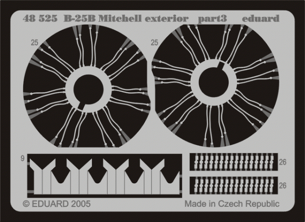 Eduard 48525 B-25B exterior 1/48  (ACCURATE MINIATURES)