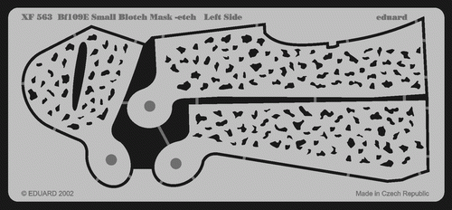 Eduard XF563 Bf 109E Small Blotch mask-etch 1/48