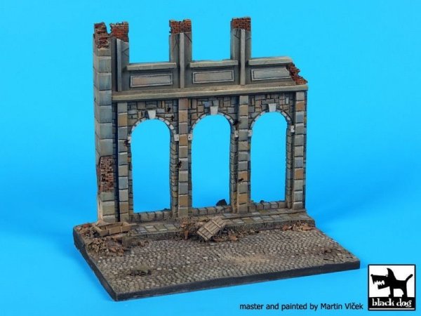 Black Dog D48002 House ruin (Europe) base 1/48