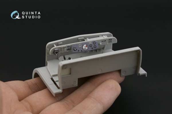 Quinta Studio QD35078 Sd.Kfz.7 family 3D-Printed &amp; coloured Interior on decal paper (Trumpeter) 1/35