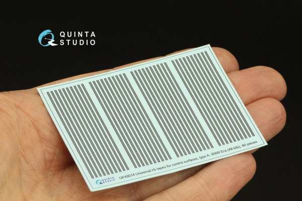 Quinta Studio QP48014 Universal rib tapes, type A. WWII Era (All kits) 1/48