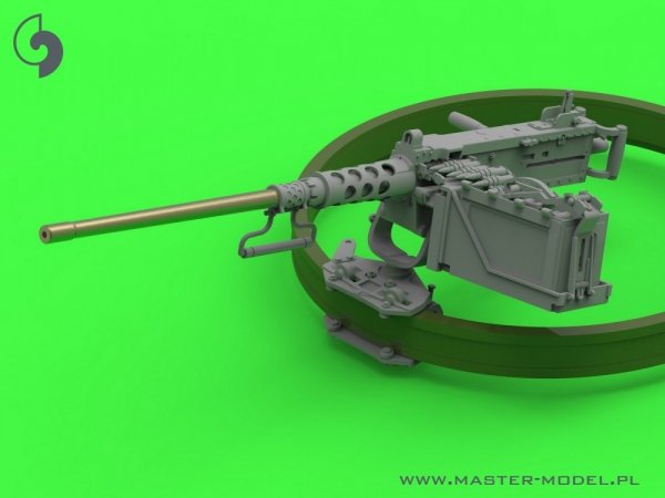 Master GM-35-073 Browning M2HB .50 cal (12,7mm) - do montażu na pierścieniu M49 (karetka D40721 / kołyska D40733 / skrzynka D40731 lub D90078) 1/35
