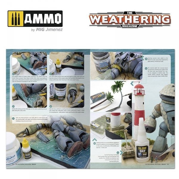 AMMO of Mig Jimenez 4530 The Weathering Magazine Issue 31: BEACH (English)