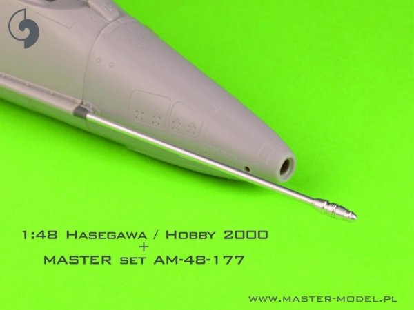 Master AM-48-177 A-4 Skyhawk - DŁUGI, PROSTY wysięgnik sondy tankowania (używany w wersjach A-4E/F &amp; TA-4F/J) 1/48
