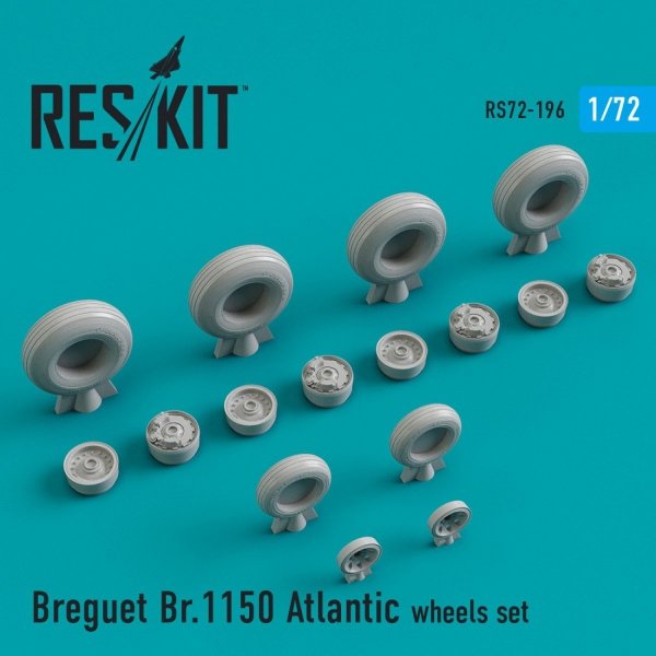 RESKIT RS72-0196 BREGUET BR.1150 &quot;ATLANTIC&quot; WHEELS SET 1/72
