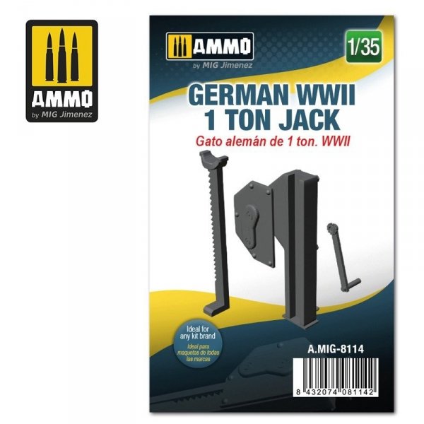 Ammo of Mig 8114 German WWII 1 ton Jack 1/35