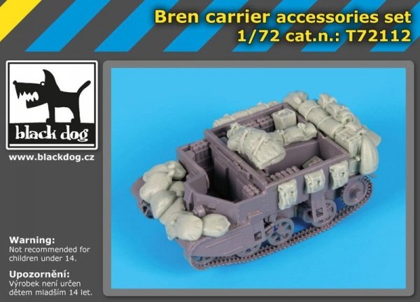 Black Dog T72112 Bren Carrier accessories set for IBG Models 1/72