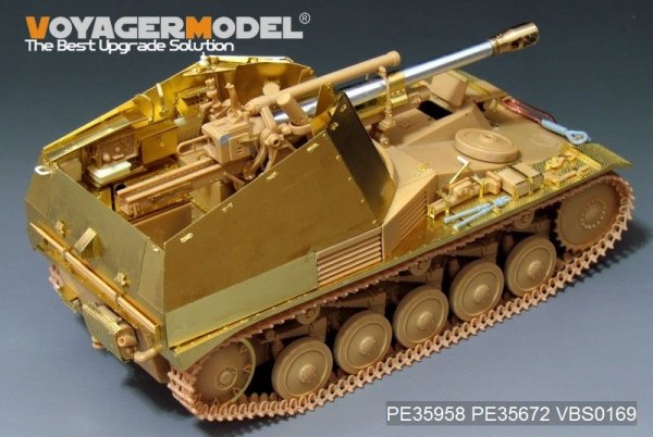 Voyager Model PE35958 WWII German self-propelled howitzer Wespe basic For TAMIYA 35200/35358 1/35