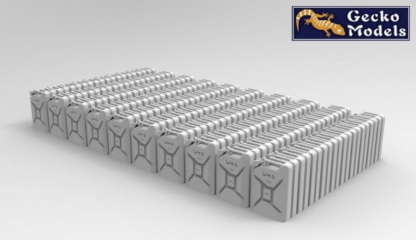 Gecko Models 35GM0158 British Type 1942 5gal/20L Jerry Can Set 1/35